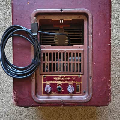Vintage Late 1940s- Early 50s Webster-Chicago RMA 375 Model 166-1 Tube  Amp image 2