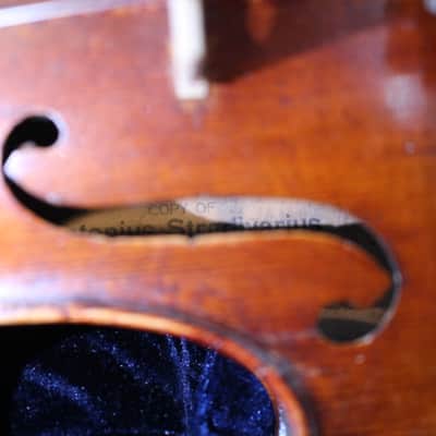 Early 1900's Antonius Stradivarius Copy Made in Germany 4/4 Violin Bild 4