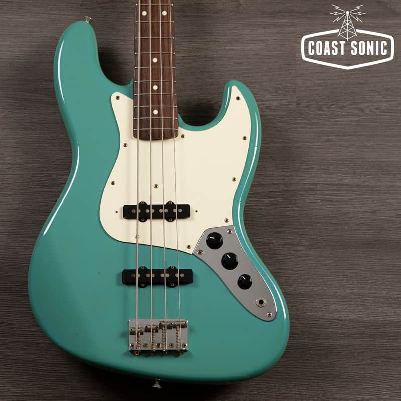 1994 Fender MIJ Jazz Bass Sonic Blue image 1