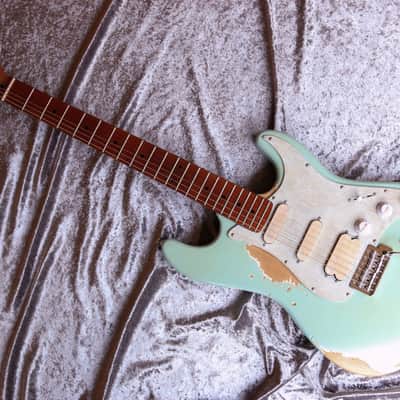 Build to Order GB Liuteria Traditional Strato Custom shop - Light blue relic image 8