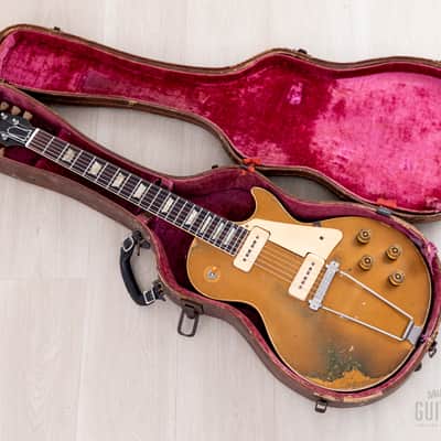 1952 Gibson Les Paul Standard Goldtop Vintage Guitar w/ Lifton Case image 23