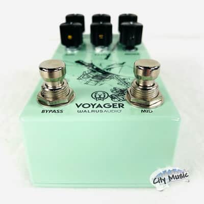 Used Walrus Audio Voyager MKII Preamp Overdrive Guitar Effects Pedal Seafoam ♫ image 4