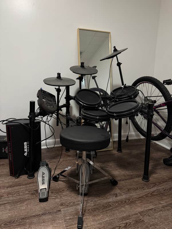Alesis DM7X Session Kit Advanced Electronic Drum Set 2010s - Black image 1
