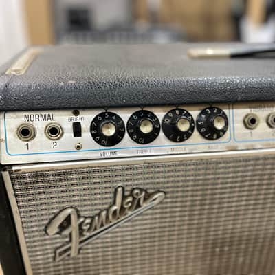 Fender Twin Reverb "Drip Edge" 2-Channel 100-Watt 2x12" Guitar Combo 1968 - 1969 - Silverface image 2