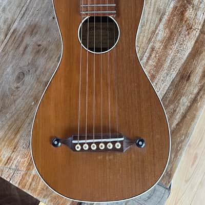 Luthier AB Manson for Ian Anderson Jethro Tull  Martin Barre Travel Parlor Acoustic Guitar with COA image 14