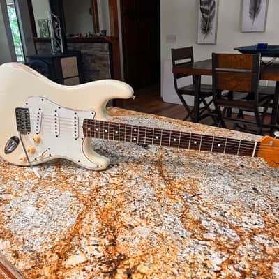Relic Stratocaster Stratocaster 2025 - Olympic White Nitrocellulose Lacquer image 1