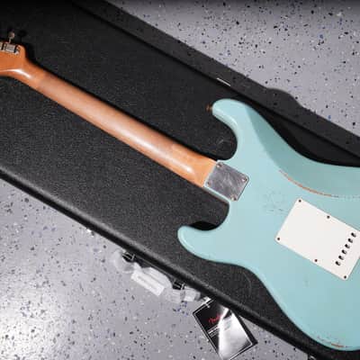 Fender Masterbuilt Andy Hicks Fat 64 Strat Brazilian Rosewood Journeyman Relic Aged Daphne Blue Josefina Pickups image 17