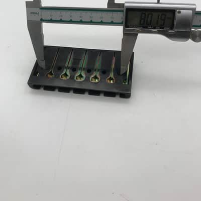 Black 6 String Bass Guitar Fixed Bridge image 6