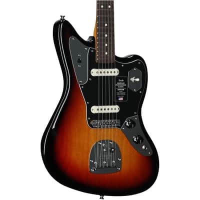 Fender American Professional Classic Jaguar Electric Guitar, Rosewood Fingerboard (with Gig Bag) image 7