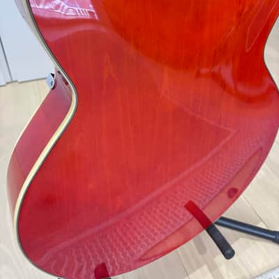 TV Jones upgraded Ibanez Artcore AF75D 2006 - Orange image 8