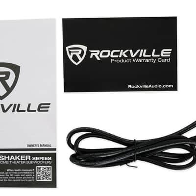 Rockville Rock Shaker 12" Inch Wood 800w Powered Home Theater Subwoofer Sub image 9