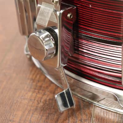 Tempro Pro 5.5x14" Snare Drum Red Strata MIJ Vintage 1970's image 11