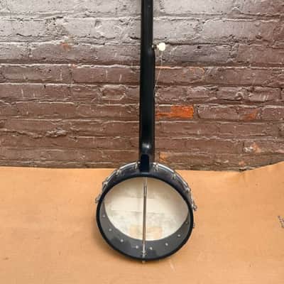 Vintage Recording King Lined Fretless Open-Back Banjo image 9