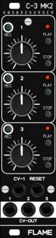 FLAME C3 MK2 KNOB RECORDER-Black : BRAND NEW :  [DETROIT MODULAR] image 1