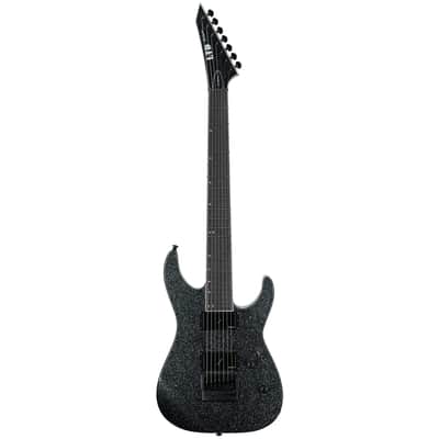 ESP LTD Deluxe M-1007 Baritone EverTune Electric Guitar, 7-String, Granite Sparkle image 3