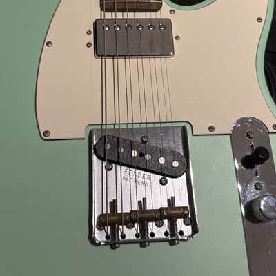 2020 Fender American Performer Telecaster Hum with Rosewood Fretboard - Satin Surf Green image 6