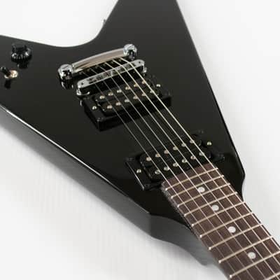 Gibson 80s Flying V Solidbody Electric Guitar - Ebony image 6