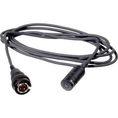 Sony ECM-66BC Unidirectional Condenser Lavalier Microphone, 70 Hz - 14 kHz Frequency Response, Black image 1