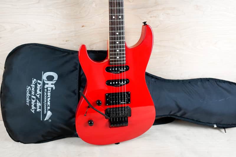 Charvel DK-065 SSH Model 3 Lefty 1990 Ferarri Red Made in Japan