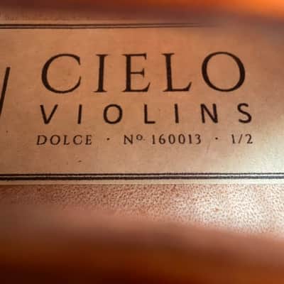 Cielo Dolce 1/2 Violin No: 160013 with Case no Bow image 2