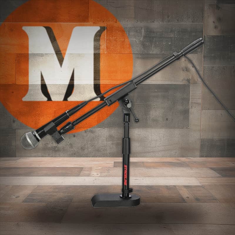 Stageline MS6531BK Microphone Stand Adjustable Height (MS6531BK-U) Bild 1