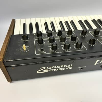 AS-IS* Sequential Prophet 600 61-Key 6-Voice Polyphonic Synthesizer 1982 - 1985 - Black with Wood Sides PROJECT image 8