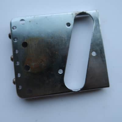 Left Handed Fender Telecaster Bridge  PAT.PEND. Tele / 60's 70's  Chrome 62 Relic RI Lefty image 4