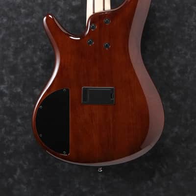 Ibanez SR Standard 4 String Electric Bass - Fretless - Brown Burst (SR370EFBBT) image 5