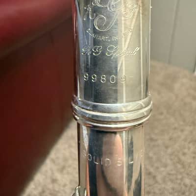 Gemeinhardt KG Special Solid Silver Flute, Open-Hole, B-Foot, Gold Lip, Case image 2