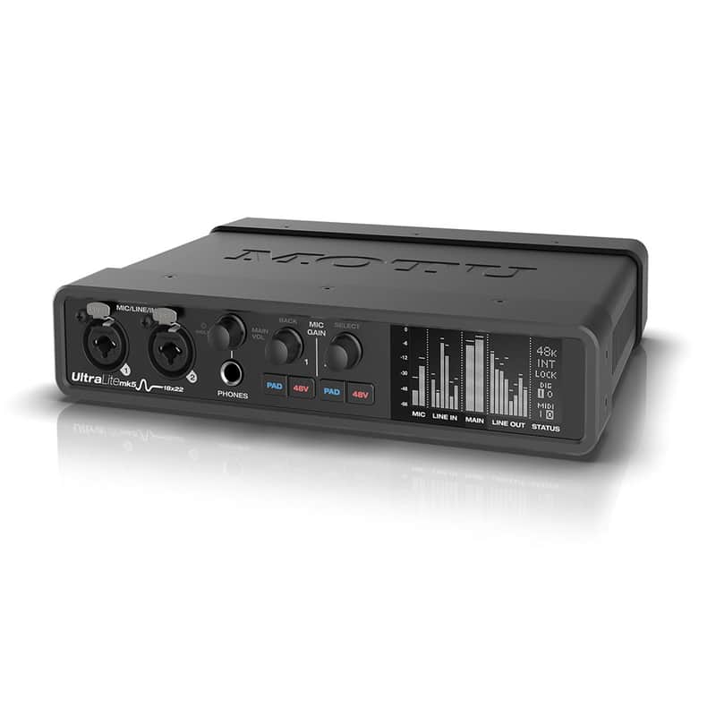 Motu UltraLite-mk5 18x22 USB Audio Interface with DSP, Mixing and Effects image 1