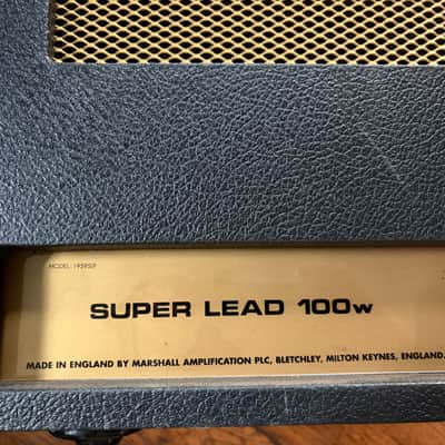 Marshall 1959SLP MK II Reissue 2-Channel 100-Watt Guitar Amp Head 1993 - 2000 - Black image 6