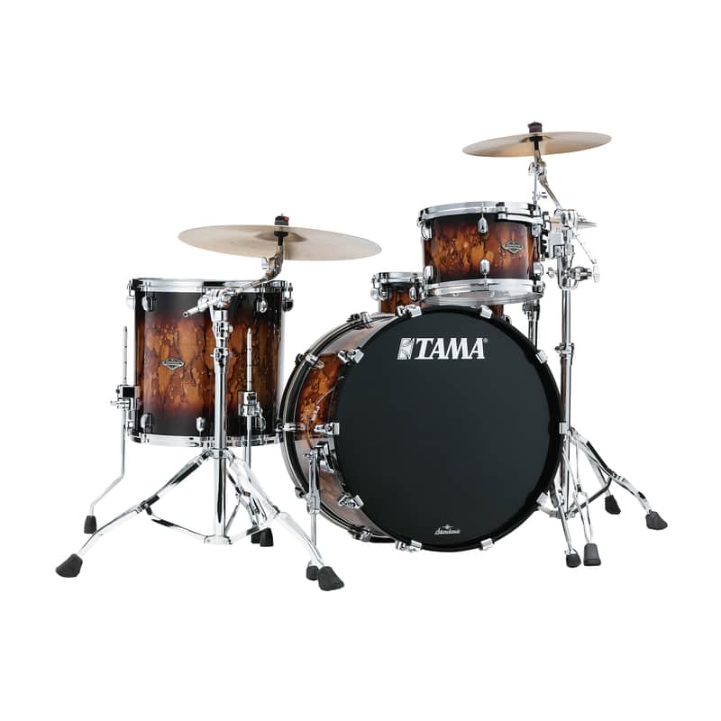 Tama Starclassic Walnut/Birch 3-Piece Shell Pack w/22" Kick - Molten Brown Burst image 1