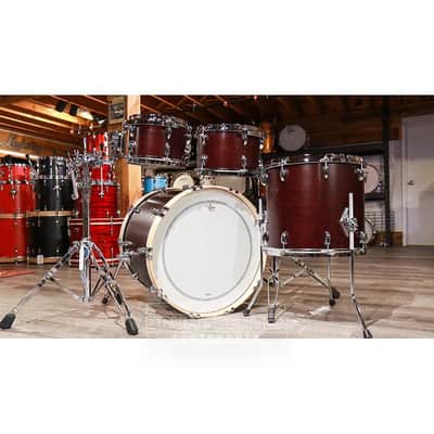 Gretsch Brooklyn 4pc Euro Drum Set Satin Walnut image 2