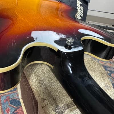 Epiphone Rivoli Reissue Short Scale Semi-Hollow Bass Mudbucker Transducer - 1996 image 22