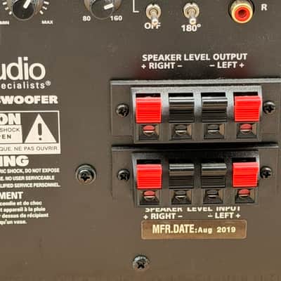 Polk Audio PSW108 10" Powered Subwoofer - 100W Active Home Theater Sub - Good Condition image 14
