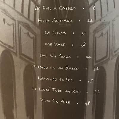 Mana - S/T  - Guitar tab / tablature Book image 3