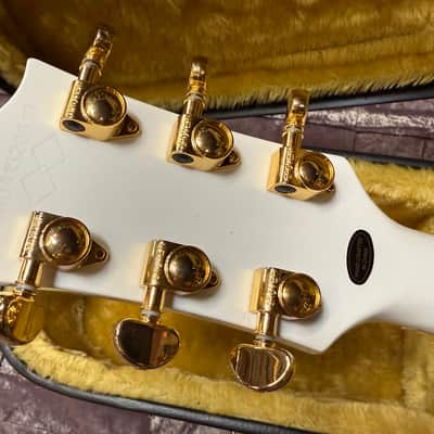 2025 IGC Epiphone Inspired by Gibson Les Paul Custom Alpine White New Unplayed Auth Dlr 8lb10oz #610 image 20