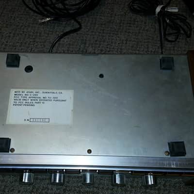 Atari Video Music C-240 Audio Video Vintage Music Visualizer Effects Show RARE image 6