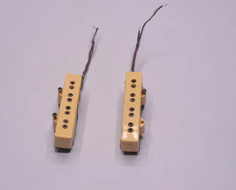 Vintage 1970s Dimarzio PAF JAZZ BASS Pickups Fender Guitar Patent Applied For Set 1980's image 1