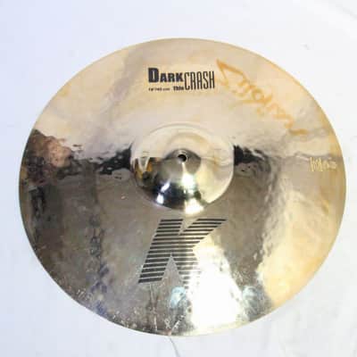 ZILDJIAN K.Zildjian Dark Crash Thin Brilliant 18-inch 1310g Zildjian Crash Cymbal (03/17) image 1