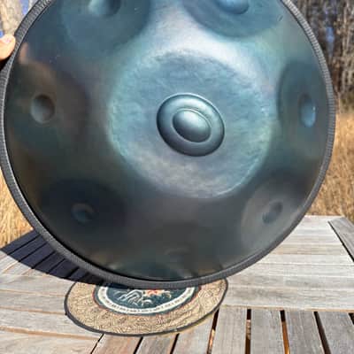 Bali Steel Pan Pentatonic D Minor Handpan Blue Steel image 1
