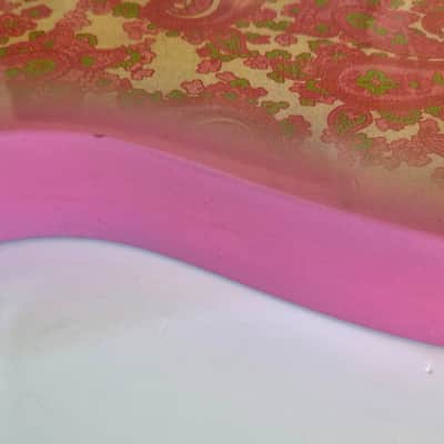 Pink Paisley Tele Body, Aged, Nitro , Alder image 6