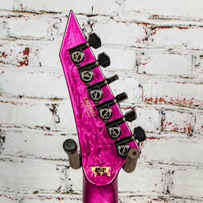 ESP Horizon-1 Electric Guitar, Pink Liquid Metal w/ Original Case x1212 (USED) image 8
