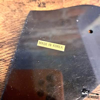 MIK Celluloid Mandolin Pickguard (1970s - Black) image 3