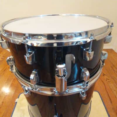 Pearl Roadshow extra deep 14 x 6.5 inch snare drum gloss black excellent condition image 2