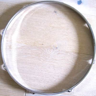 16" 8-Lug Triple-Flanged Hoop Rim Chrome Heavy-Duty (USED) image 1