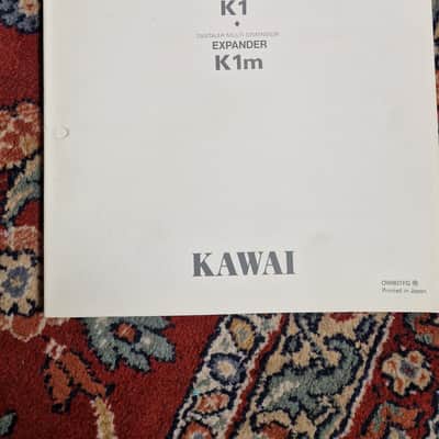 Kawai K1 K1m User Manual German French Bedienungsanleitung Original