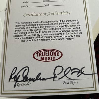 Ry Cooder Owned Mosrite Gospel Hollowbody Electric Guitar w/ COA image 10