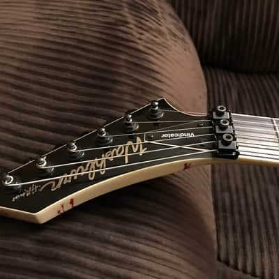 Washburn Vindicator HM Series Scott Ian Signature *RARE Blood Splatter V Guitar* image 5