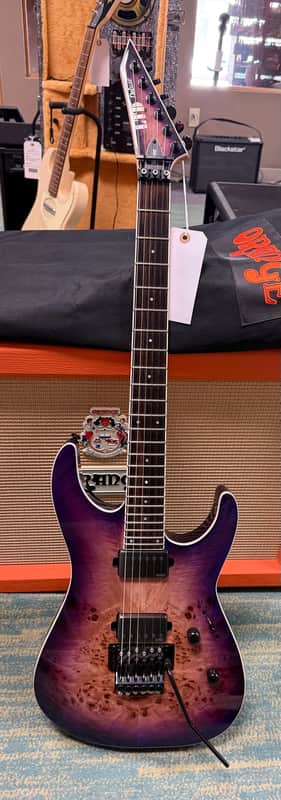 ESP LTD M-1000 2020 - Present - Purple Natural Burst image 1